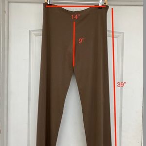ERES Paris NEW cotton super cozy lounge drawstring pants, taupe/brown size S/M